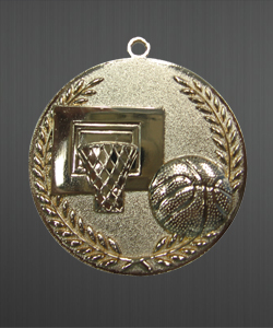 Medal BW - 001 (Basketball)