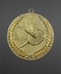 Medal BW - 002 (Badminton)