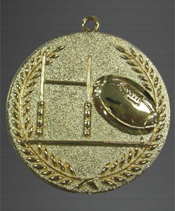 Medal BW - 007 (Rugby)